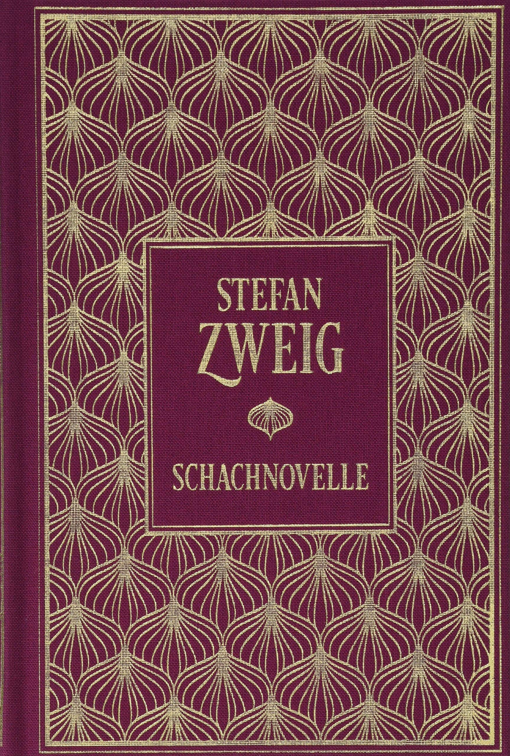 Schachnovelle Buch Leinen mit Goldprägung