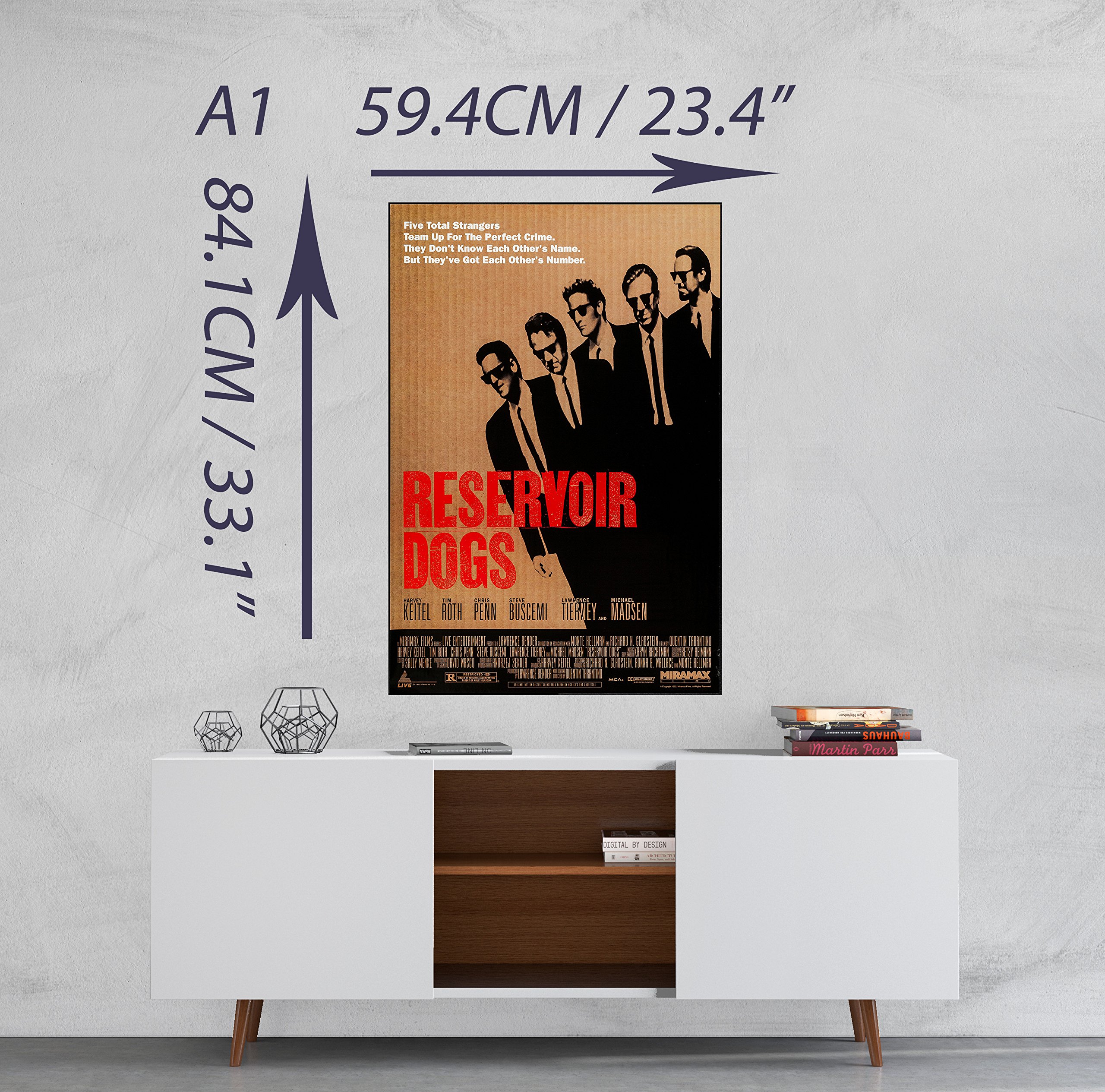 Reservoir Dogs 90s Movie Poster Photo Print Film Cinema Wall Decor Fan Art A1