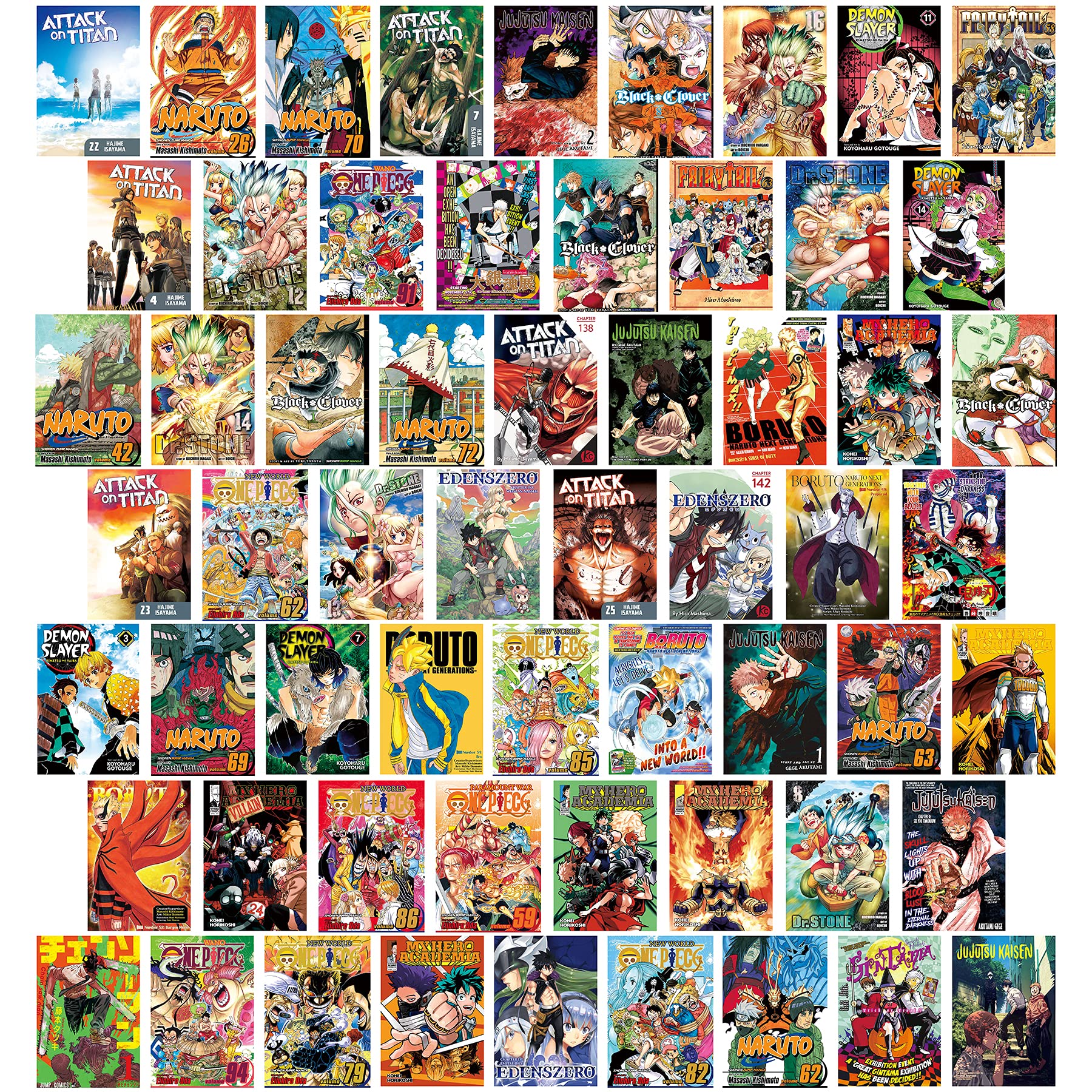 Buy Anime Wall Collage Kit Aesthetic 60 PCS Anime Room Decor 4.2x6.2