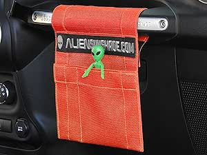 ALIEN SUNSHADE for Jeep Wrangler TrailPouch Multi-Purpose Mesh Storage Pouch Organizer (Lava)