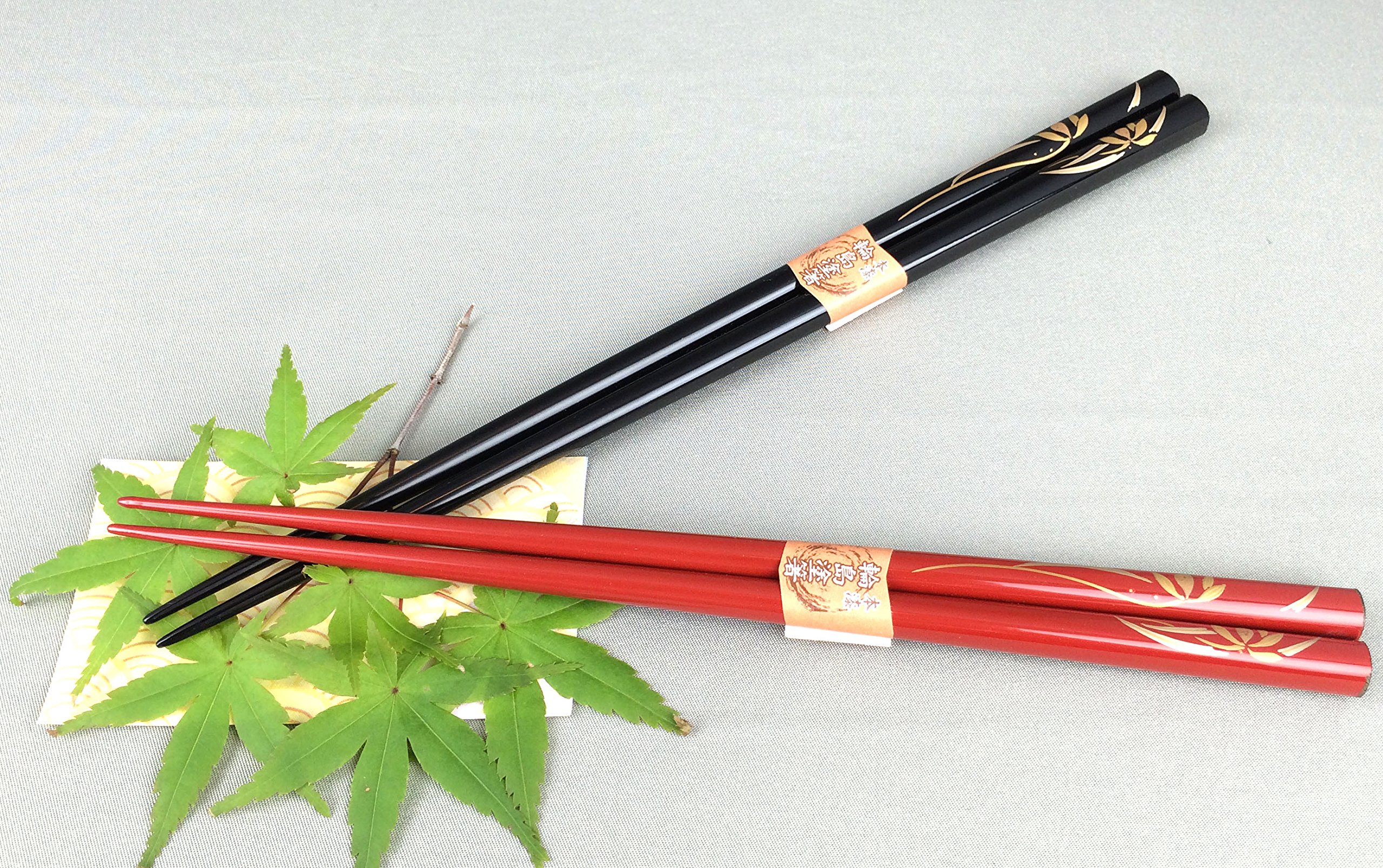 夫婦箸～輪島塗 蒔絵（まきえ）】これまでの御夫婦の長い思い出を