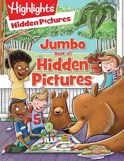 Highlights Jumbo Book of Hidden Pictures: 200+ Seek & Find Puzzles for Kids Ages 6+ | 256 Pages of Skill-Building Fun