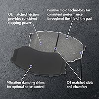 Vista 4 de Centric 103.06370 C-Tek - Pastillas de freno delanteras de cerámica para Ford seleccionado, Mazda