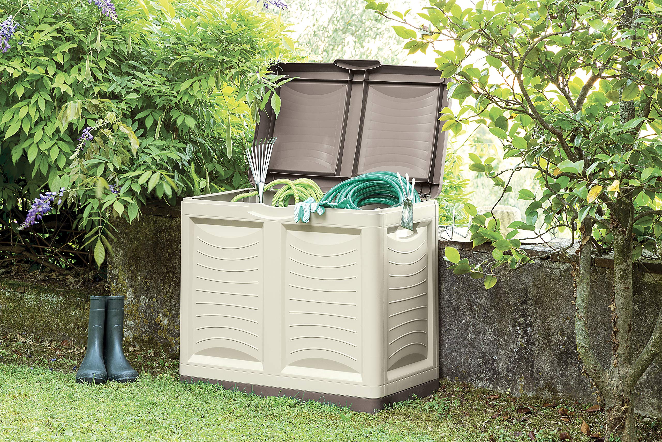 Bama - Mettitutto - Coffre de Rangement Taupe