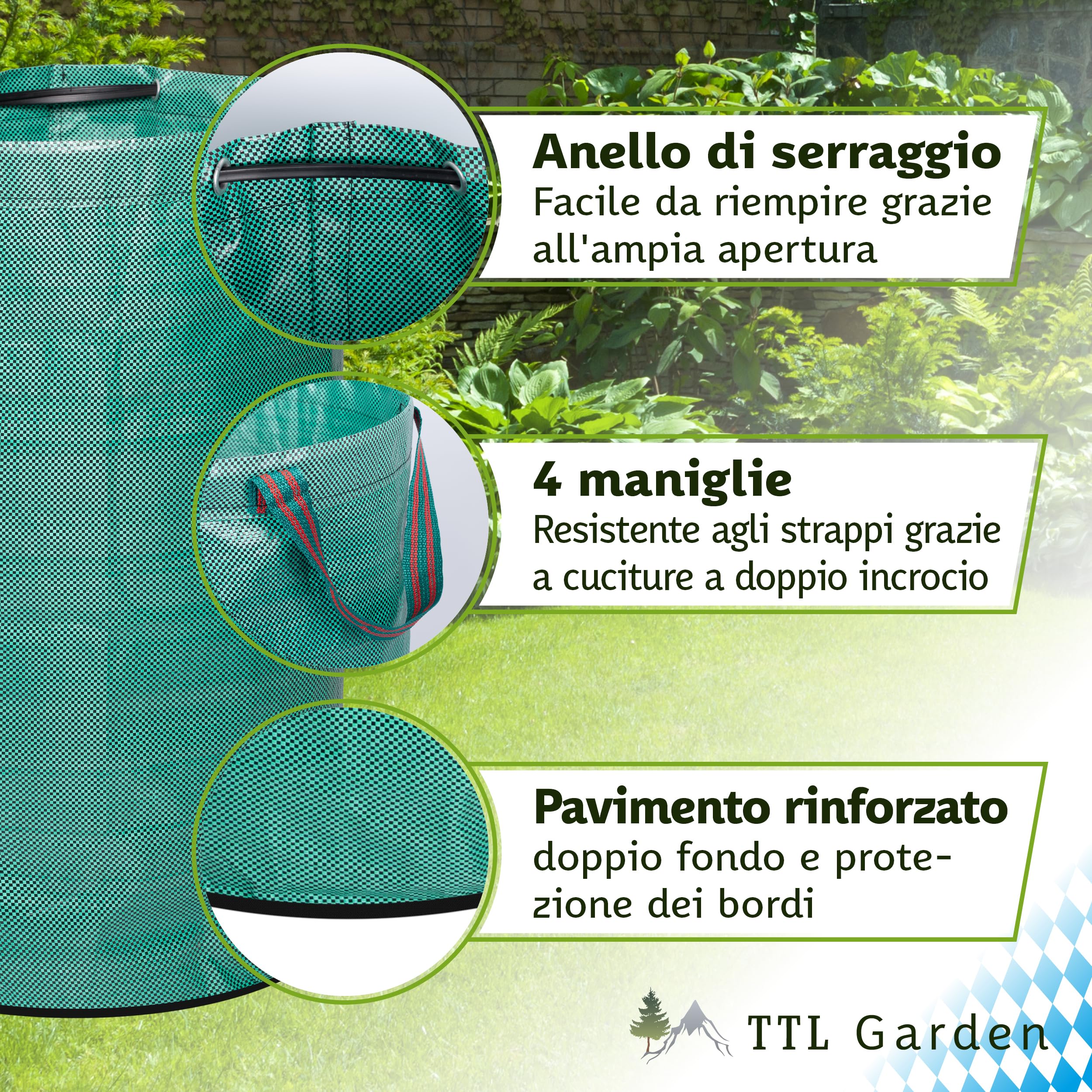Gardena Raccogli Foglie Spazzatrice Per Il Giardino, Con Sacco Di Raccolta Estraibile