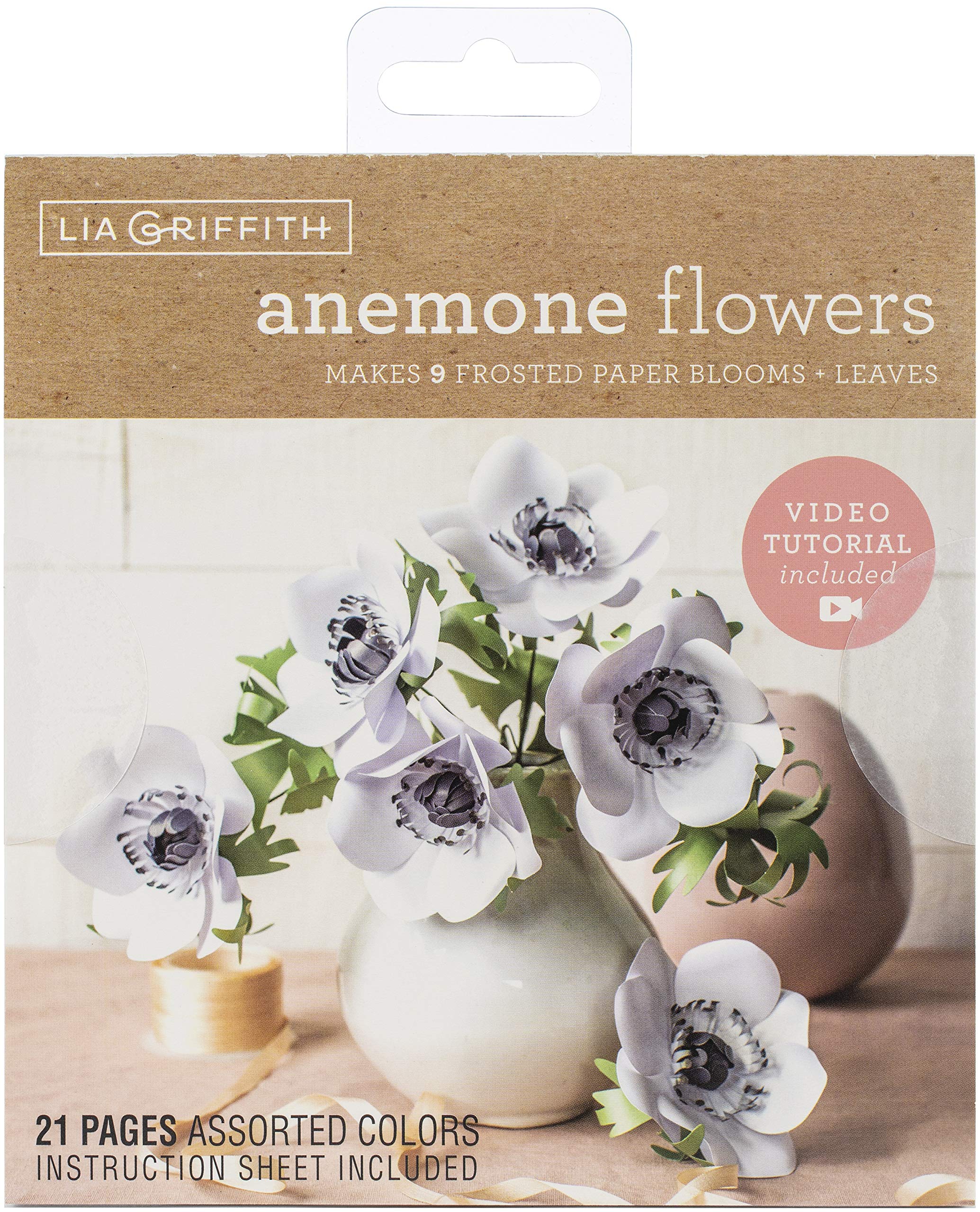 Creativity Street Lia Griffith Paper Stack 6"X6.5" 24/Pkg-Anemones
