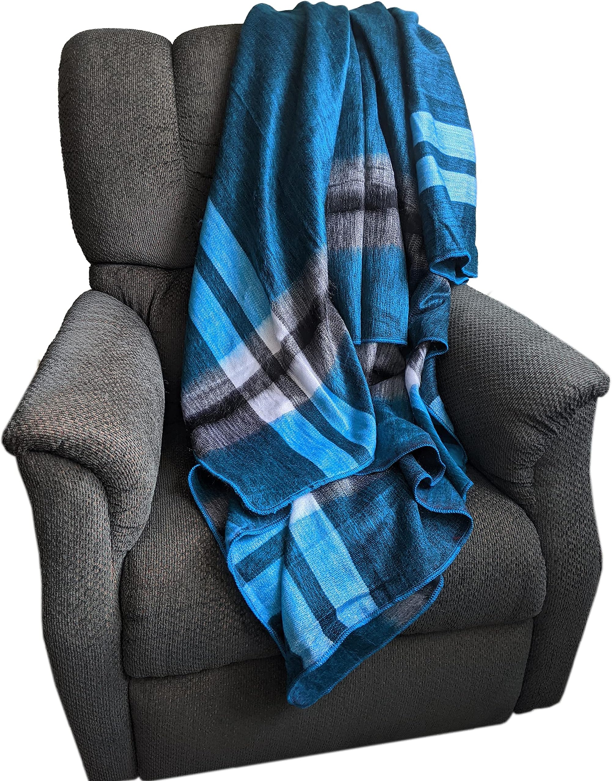 Tropical Siesta Authentic Alpaca Queen Size Blanket Throw