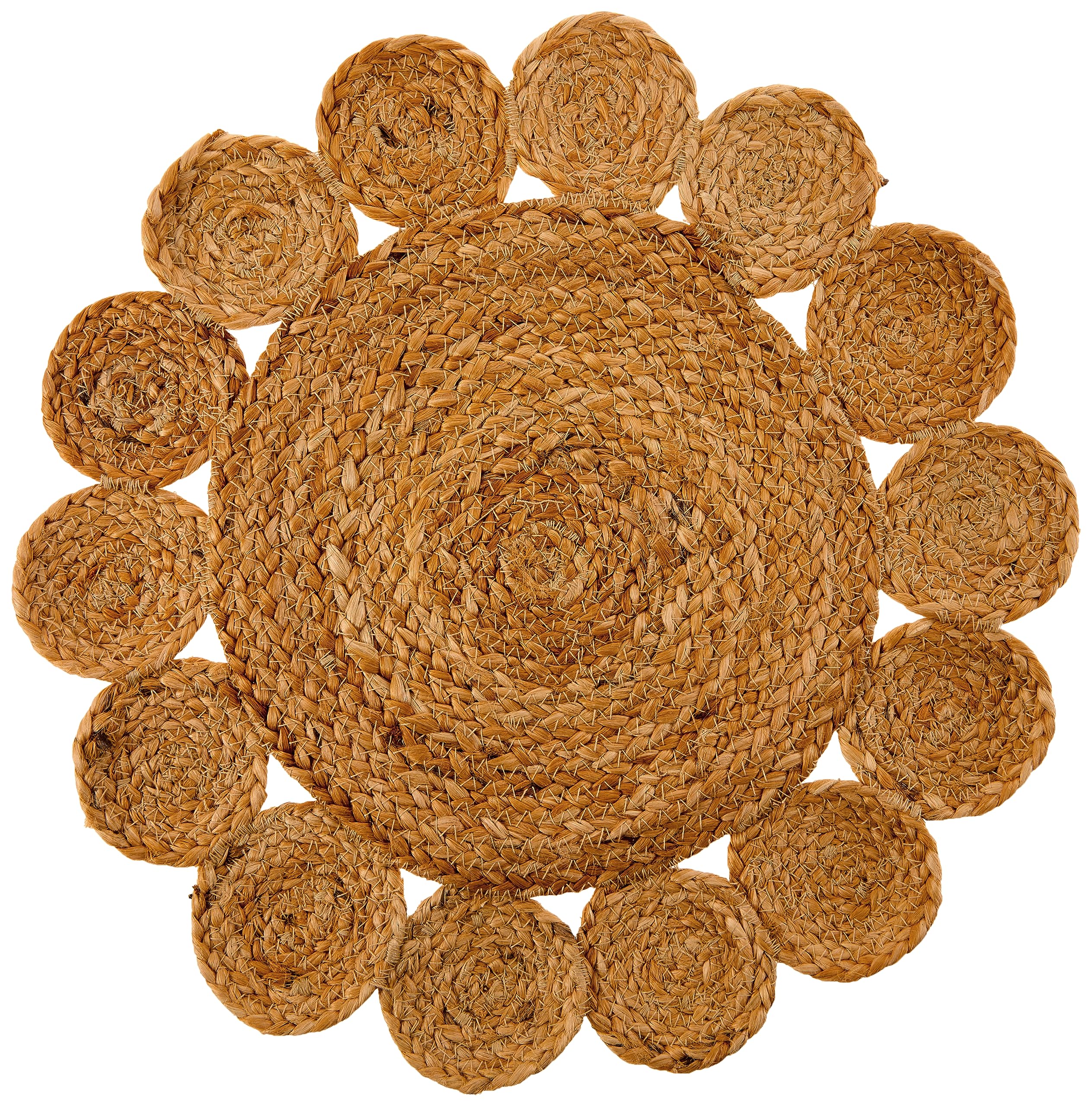 Karma Jute Floral PLACEMATS Natural (S23), Large