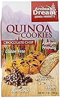 Vista 1 de Andean Dream, Cookie Quinoa Choc Chip Sin Gluten Vegano Orgánico, 7 onzas