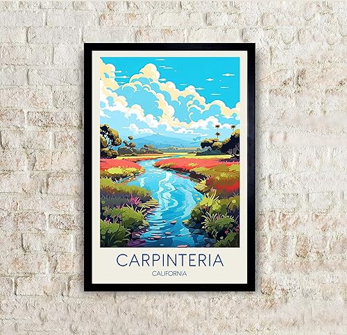 Miniatura 2 de Carpinteria Poster, Carpinteria Print, Carpinteria Art, Cityscape Painting, Travel Posters, Travel s, Illustration Art, Wall Decor