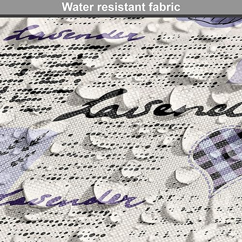 Vista 423 de Lunarable The Yard, tela azul real de The Yard, patrón de cerámica inspirado en el Medio Oriente estilo marroquí, estampado oriental, tela de satén