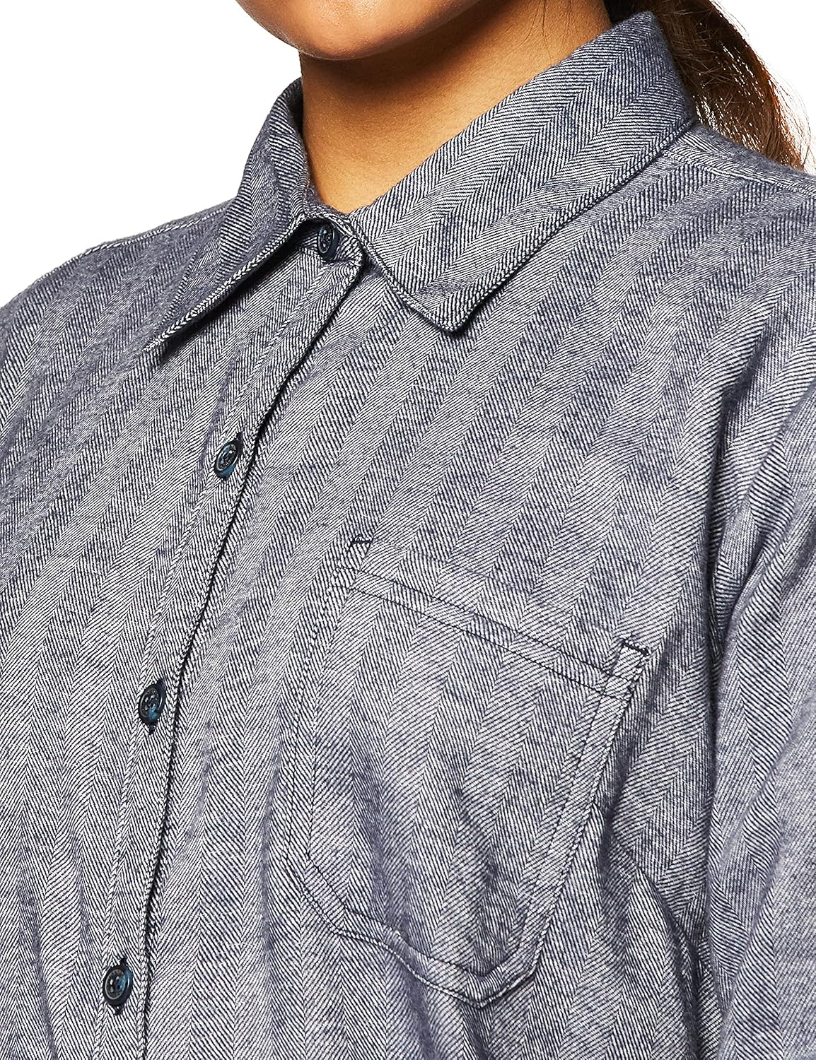 Dickies Womens Long Sleeve Plaid Flannel Shirt - Image 4