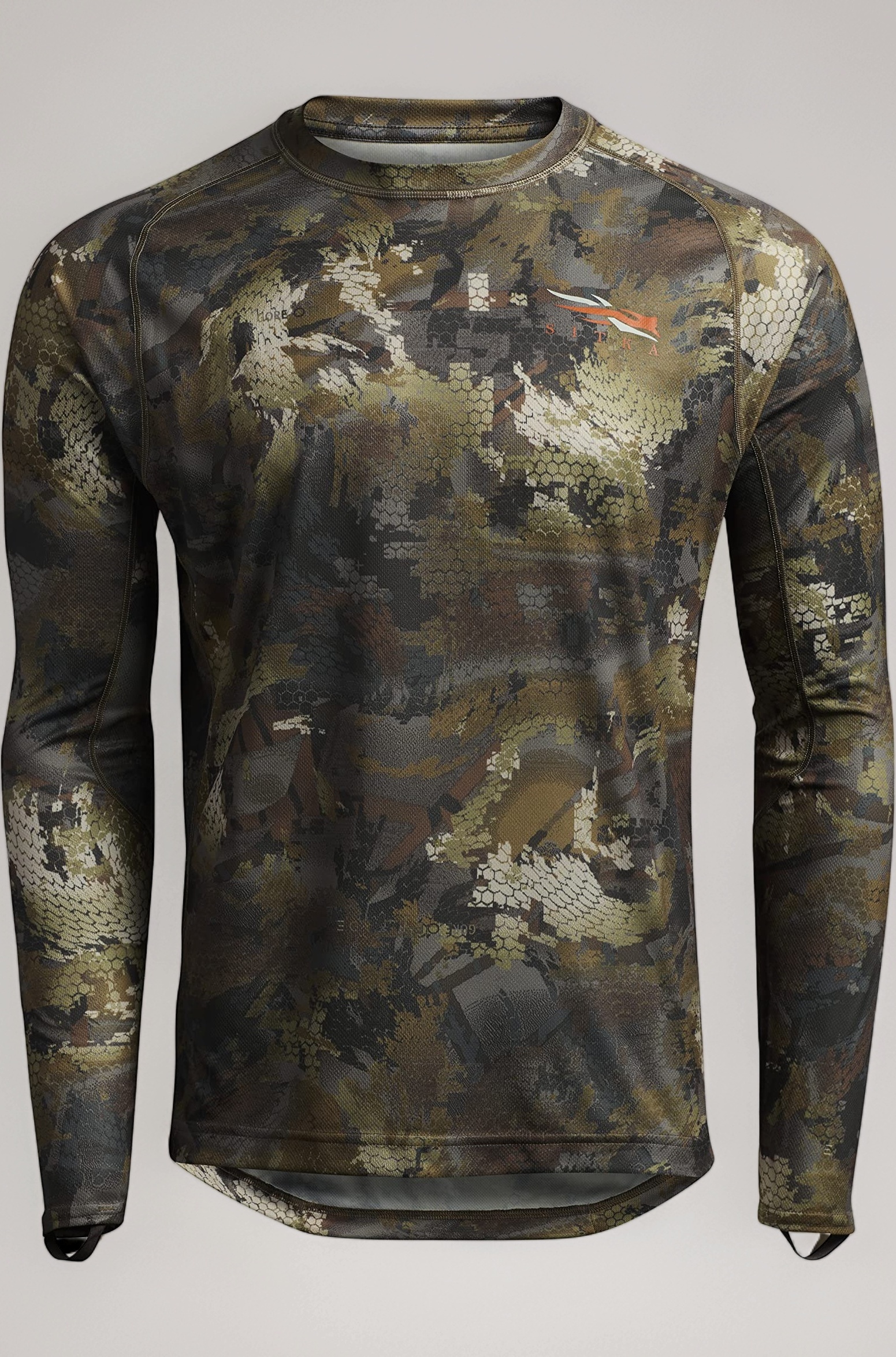 Gear Men's Hunting Core Lightweight Crew Long Sleeve Shirt