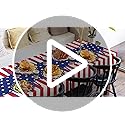Patriotic-Party-Supplies152Pcs-American-Flag-Themed-Party-Set-Patriotic-Party-Decorations-American-Flag-Tablecloths4th-of-July-Plates-Cups-Red-White-and-Blue-Decor-for-Outside-Picnic-Memorial