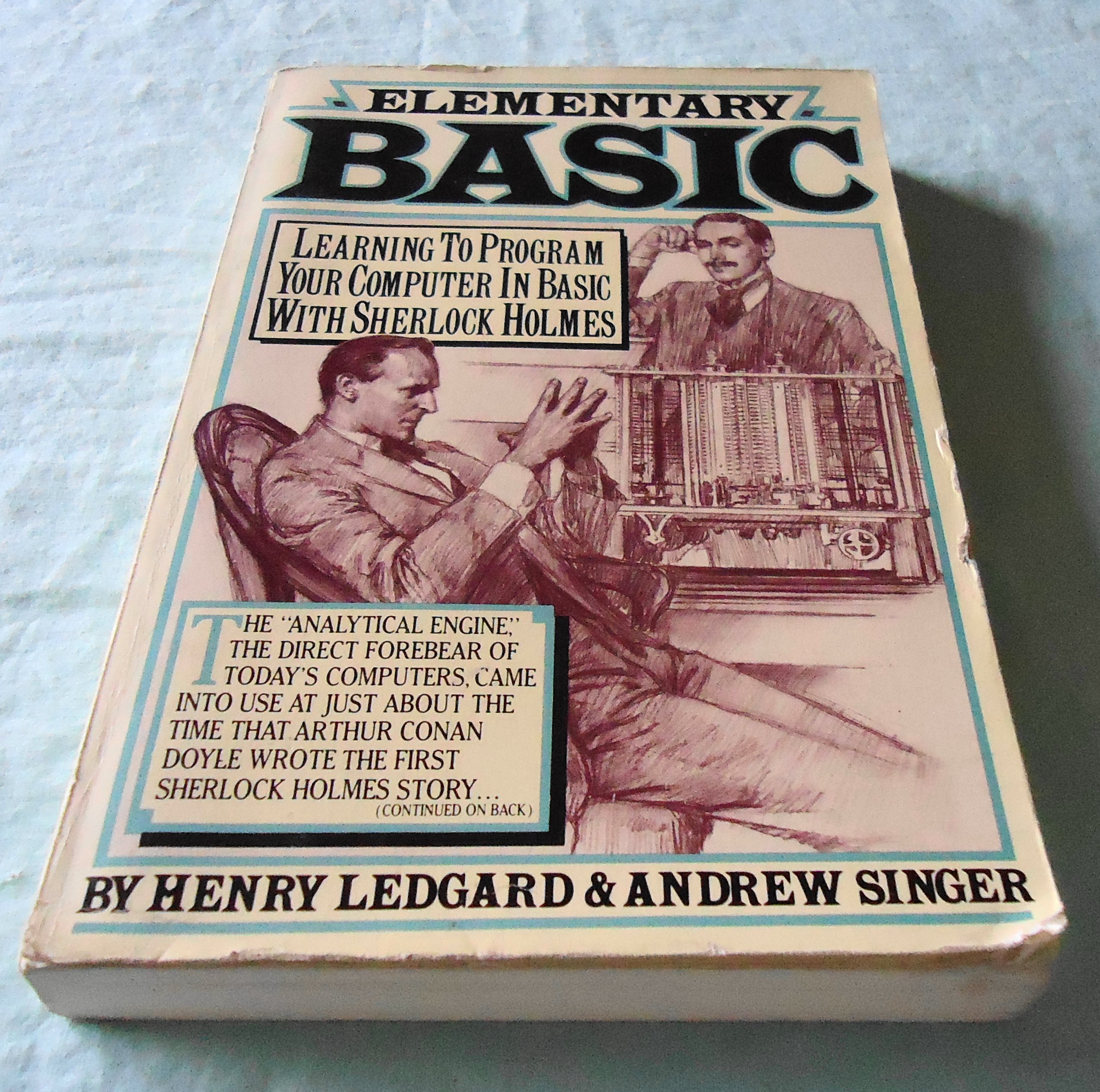 Elementary Basic , as Chronicled by John H. Watson (Learning to Program Your Computer in Basic with Sherlock Holmes) cover