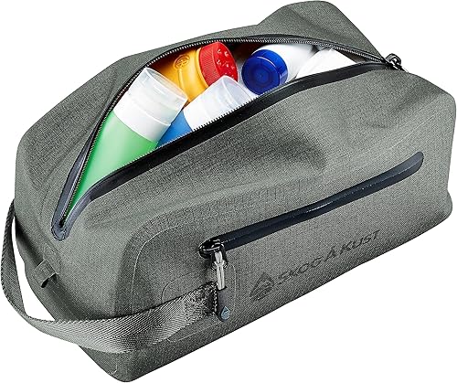 Miniatura 6 de Skog Å Kust DoppSak - Neceser de viaje impermeable y a prueba de fugas (gris, grande), Gris, Neceser de viaje impermeable y a prueba de fugas
