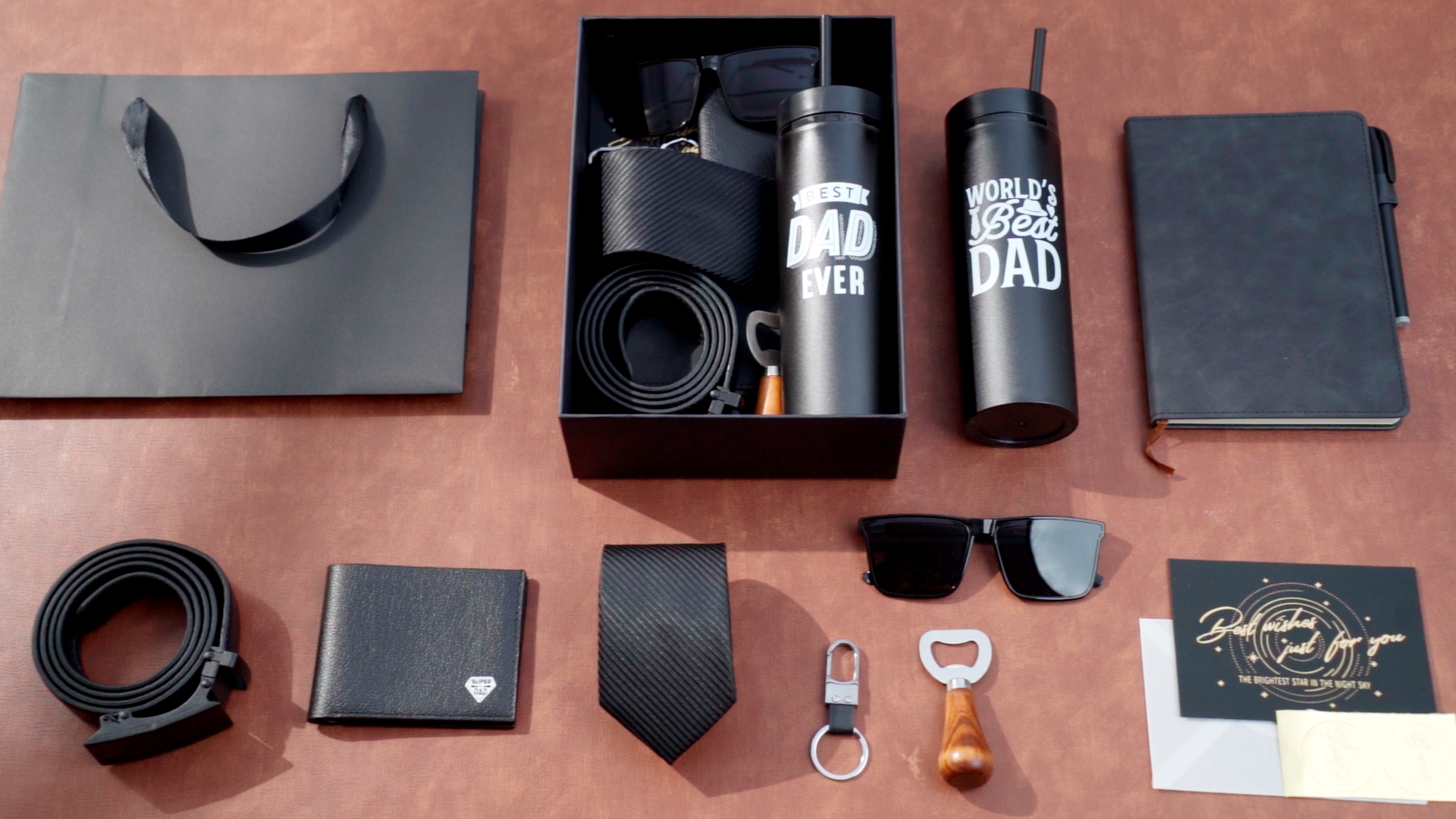 Amazon.com: Tioncy 12 Pcs Men Father's Day Birthdays Gift Set with