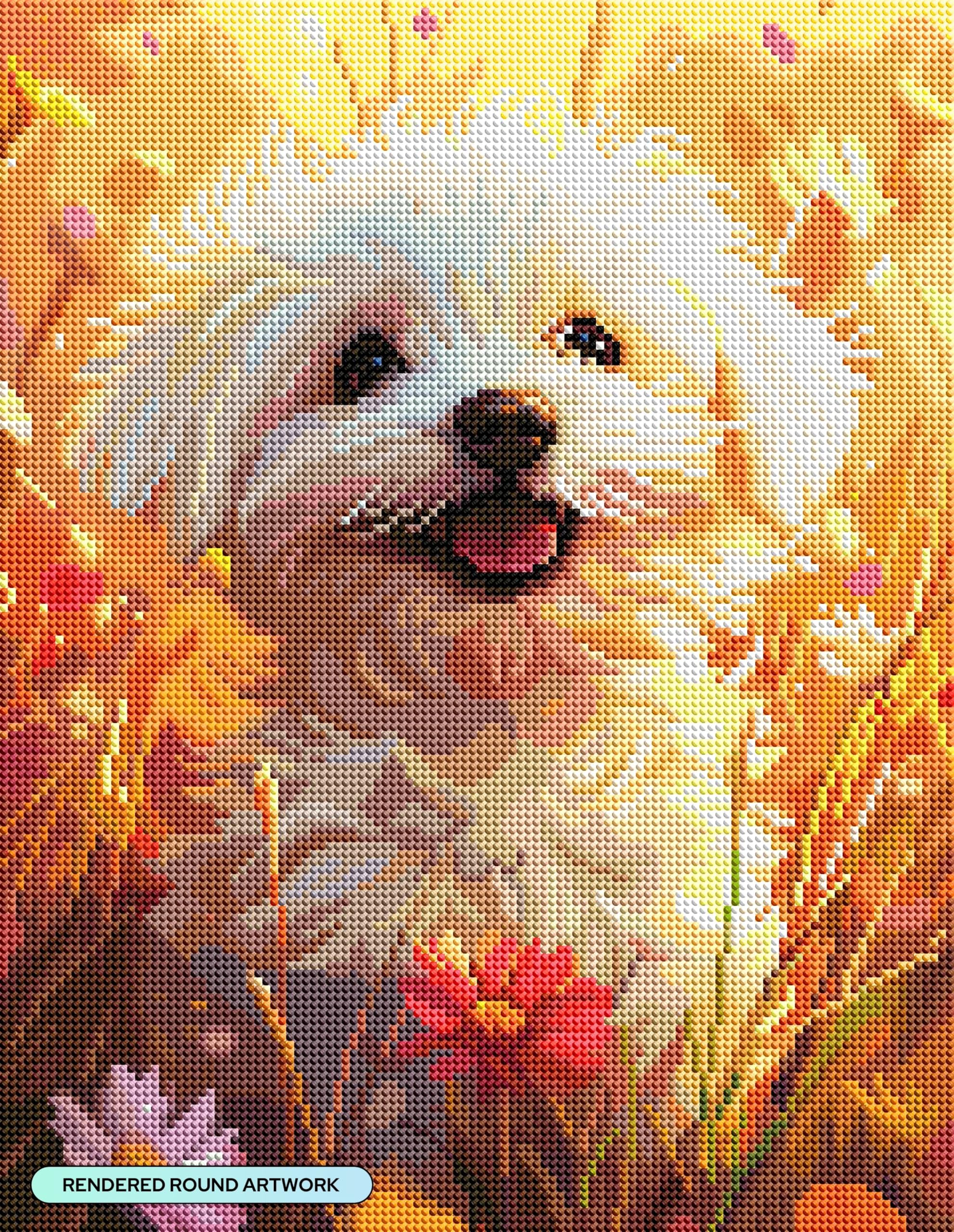 Amazon.co.jp: DIAMOND ART CLUB 喜びのフィールド - マルチーズ