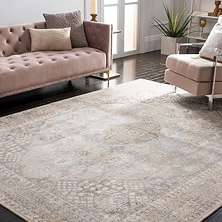 SAFAVIEH Area Rug 8x10 - Restoration Vintage Collection - Large - Beige ...
