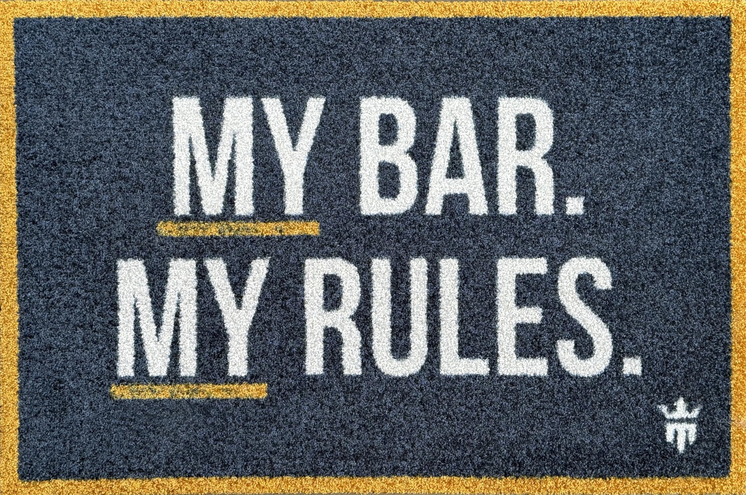 My Bar, My Rules Floor Mat