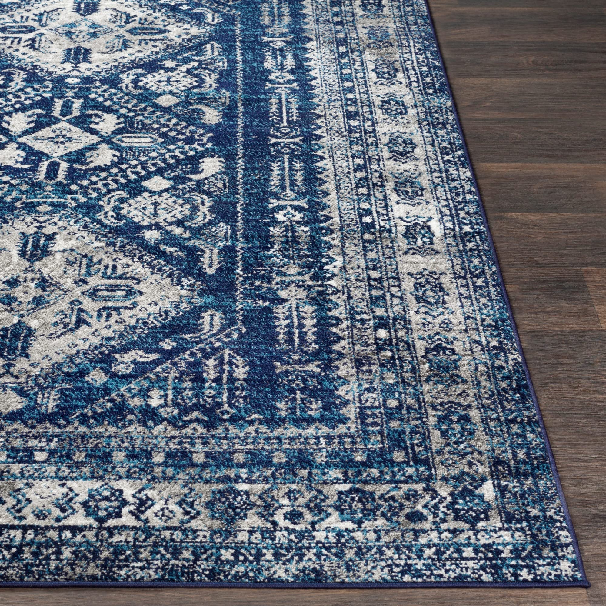 Artistic Weavers Desta Vintage Oriental Area Rug, 5'3" x 7'3", Navy