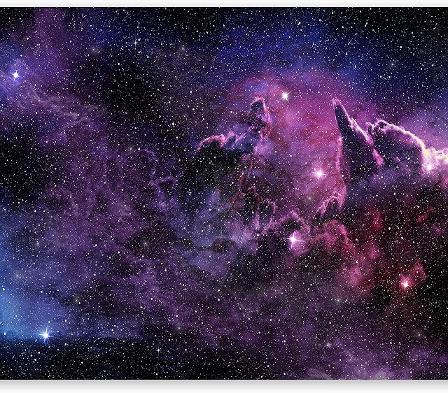 murando Photo Wallpaper 150x105 cm Non-Woven Premium Art Print Fleece Wall Mural Decoration Poster Picture Design Modern Galaxy Cosmos Sky Star Cloud a-C-0022-a-a