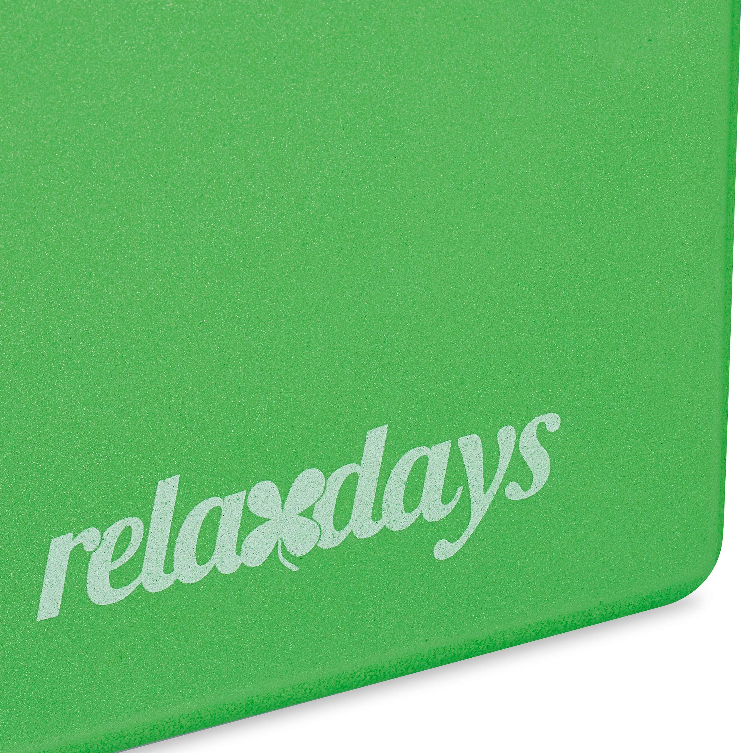 Relaxdays Set 2X Bloc Yoga Brique Yoga Exercice Pratique Yoga Mousse Rigide Anti-Dérapant HLP 8x23x15 cm, Diff. Couleurs
