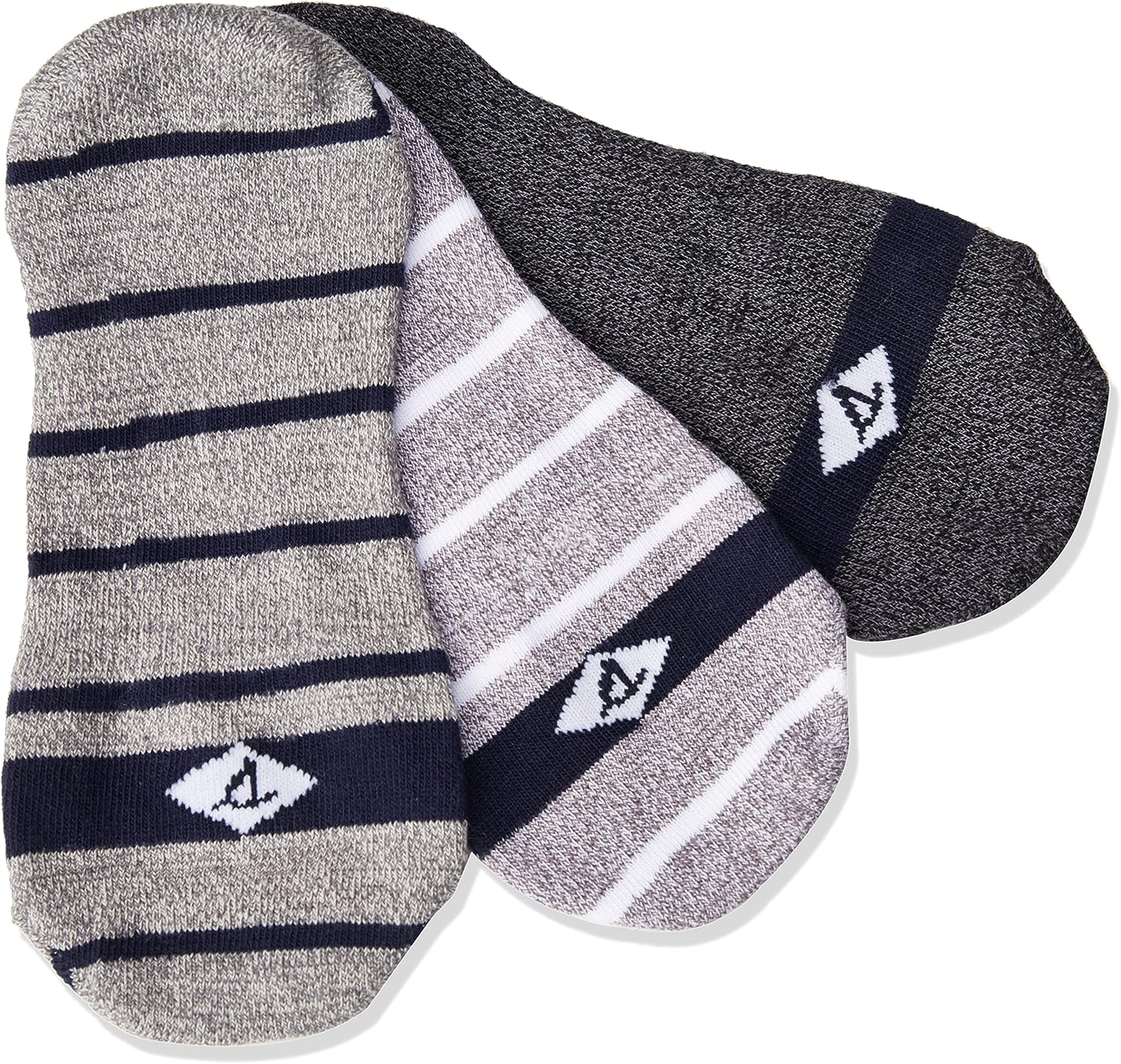 Sperry womens Signature Invisible Marl No Show 3 Pack Liner Socks at  Women’s Clothing store
