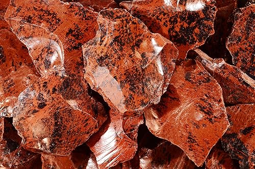 Miniatura 2 de Obsidiana caoba 2 12" 4-7 onzas Rocas y minerales crudos Chakra Sacral Cristales y piedras curativas