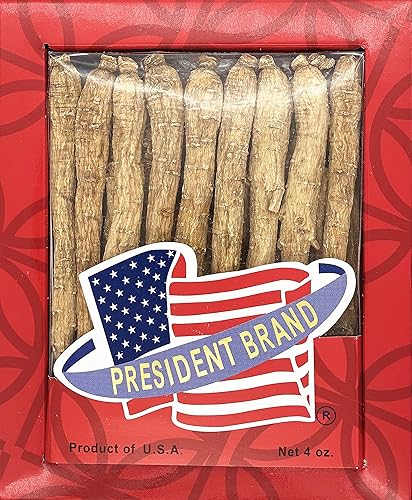 Miniatura 2 de President Brand American Ginseng SKU 0160PB-L4  Raíz de ginseng de Wisconsin Cultiva raíz de ginseng