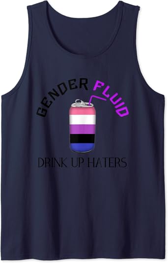 Amazon Com Genderfluid Nonbinary Statement Gender Fluid Genderqueer Tank Top Clothing