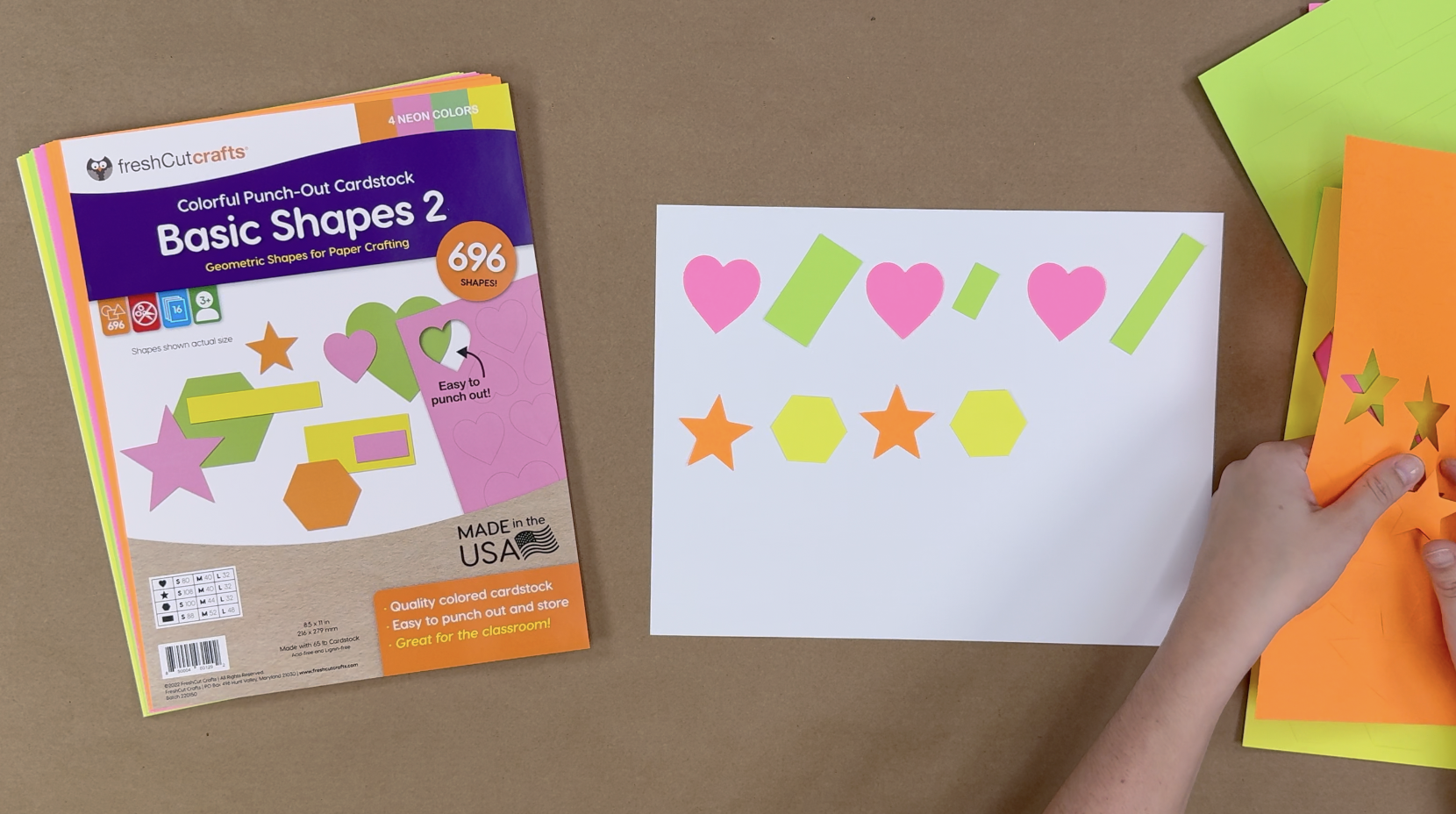 Learning Kit Shapes Gym Wrist Support 882 Piece Pattern Block Shapes Math Kit - Colorful ...