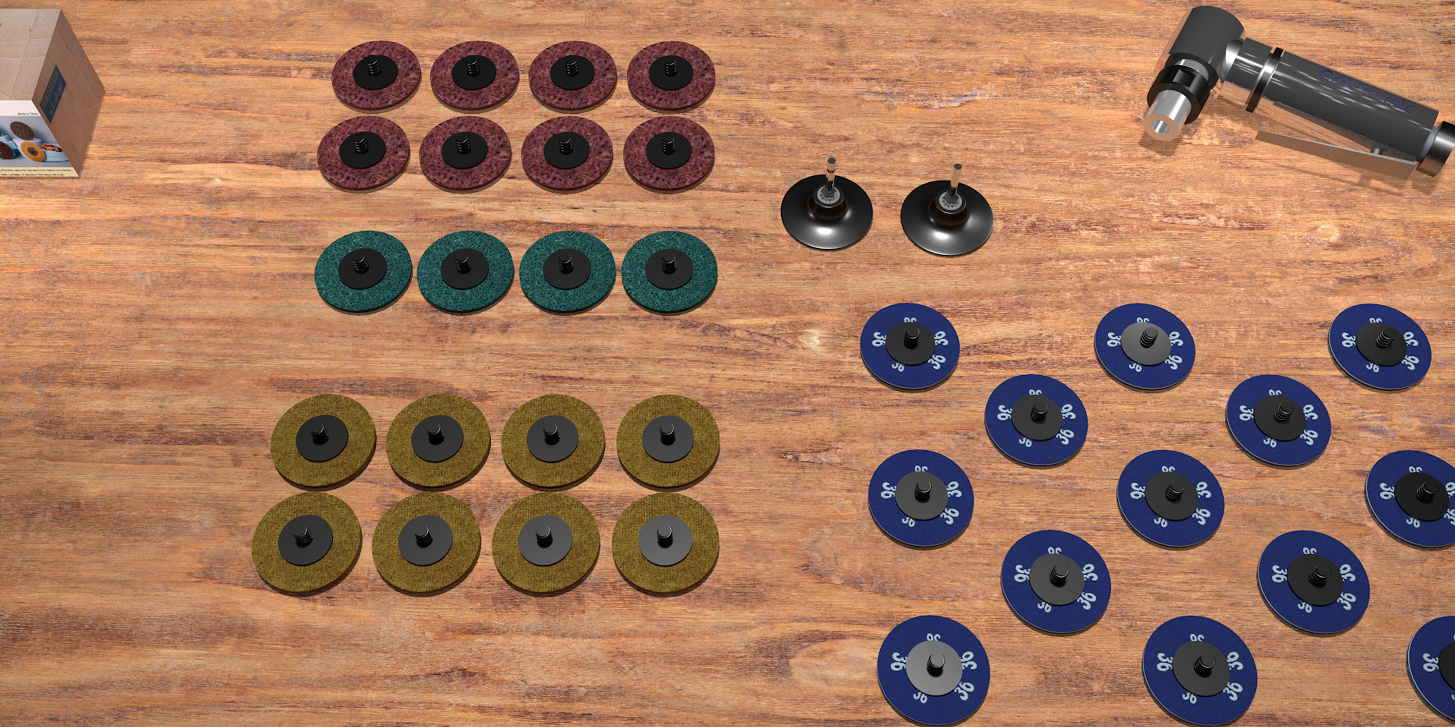 Crossarctic 31Pcs Conditioning Disc Set With Quick Ghana - View #8