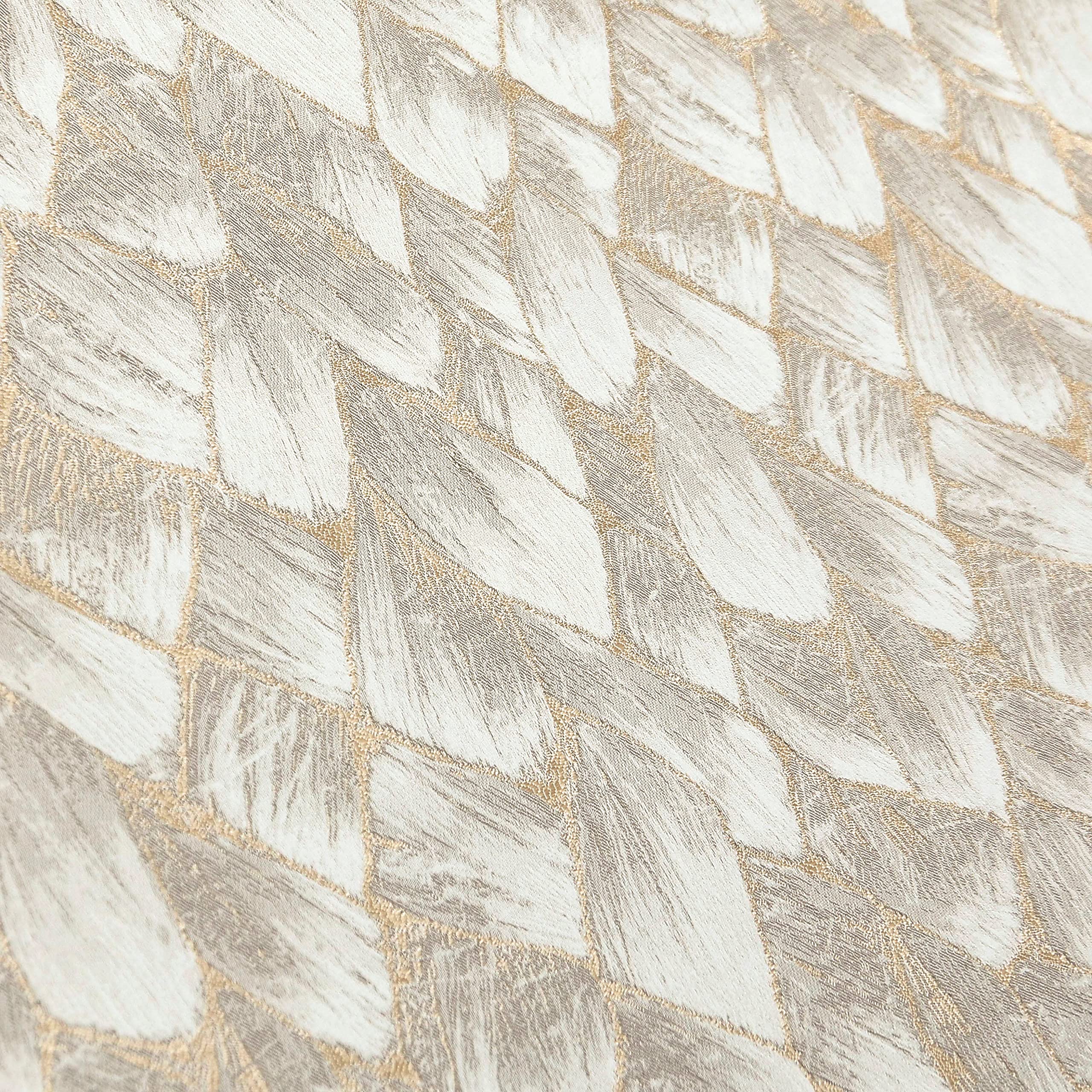 Tienda de tejidos directa Crema Terciopelo Jacquard Tela Por metro, 20 metros continuos 137 centímetros ancho Calle de guijarros Geométrico Marfil Al por mayor Jacquard Tapicería Tela para Cortinas