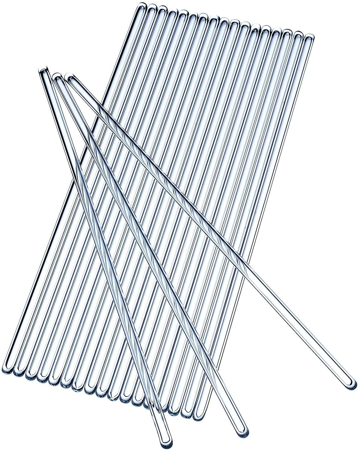 Glass Stirring Rod 250 mm Stirring Rods 9.8 inch Pack of 20