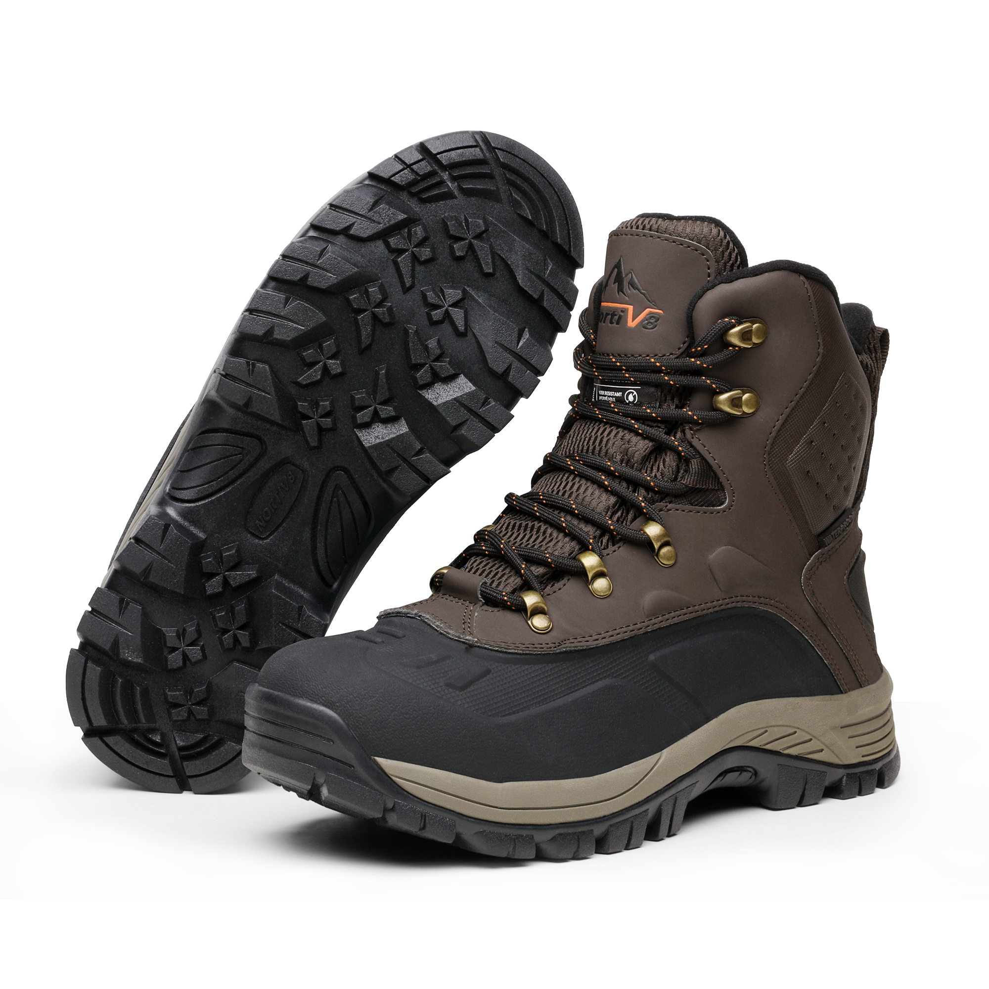 Nortiv Hiking Boot Supplier NORTIV Men's Waterproof Winter