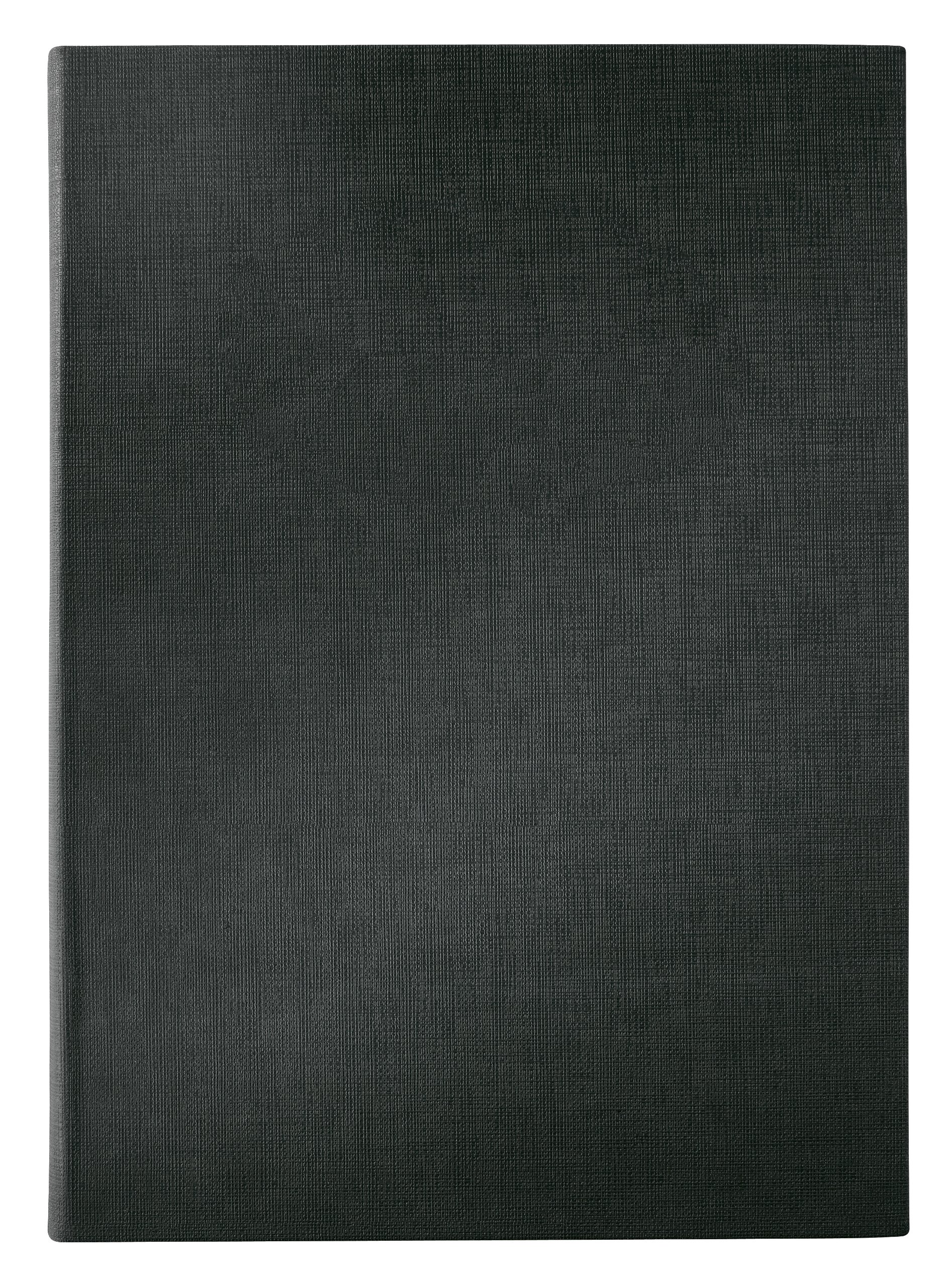 SIGEL SM110/5 Teczka na karty menu z gumowymi wiązaniami do formatu A4, czarna, opakowanie 5 szt