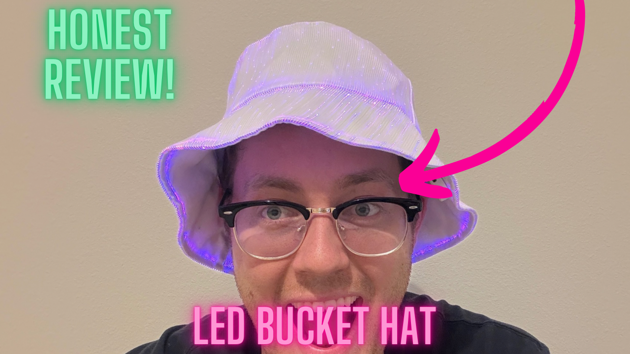 Watch LED Rave Bucket Hat Review on Amazon Live