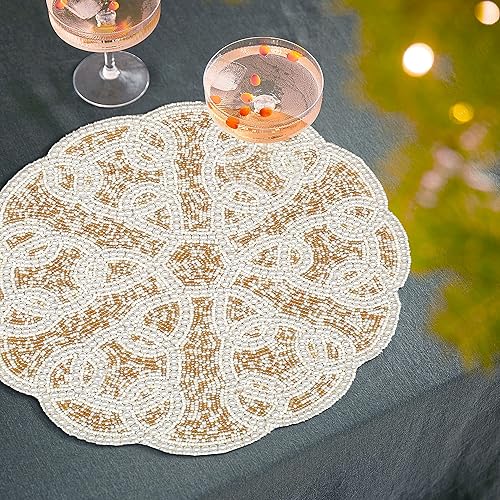 Miniatura 4 de Juego de 2 manteles individuales para mesa de comedor, manteles individuales duraderos para mesa de cocina, manteles individuales resistentes a las