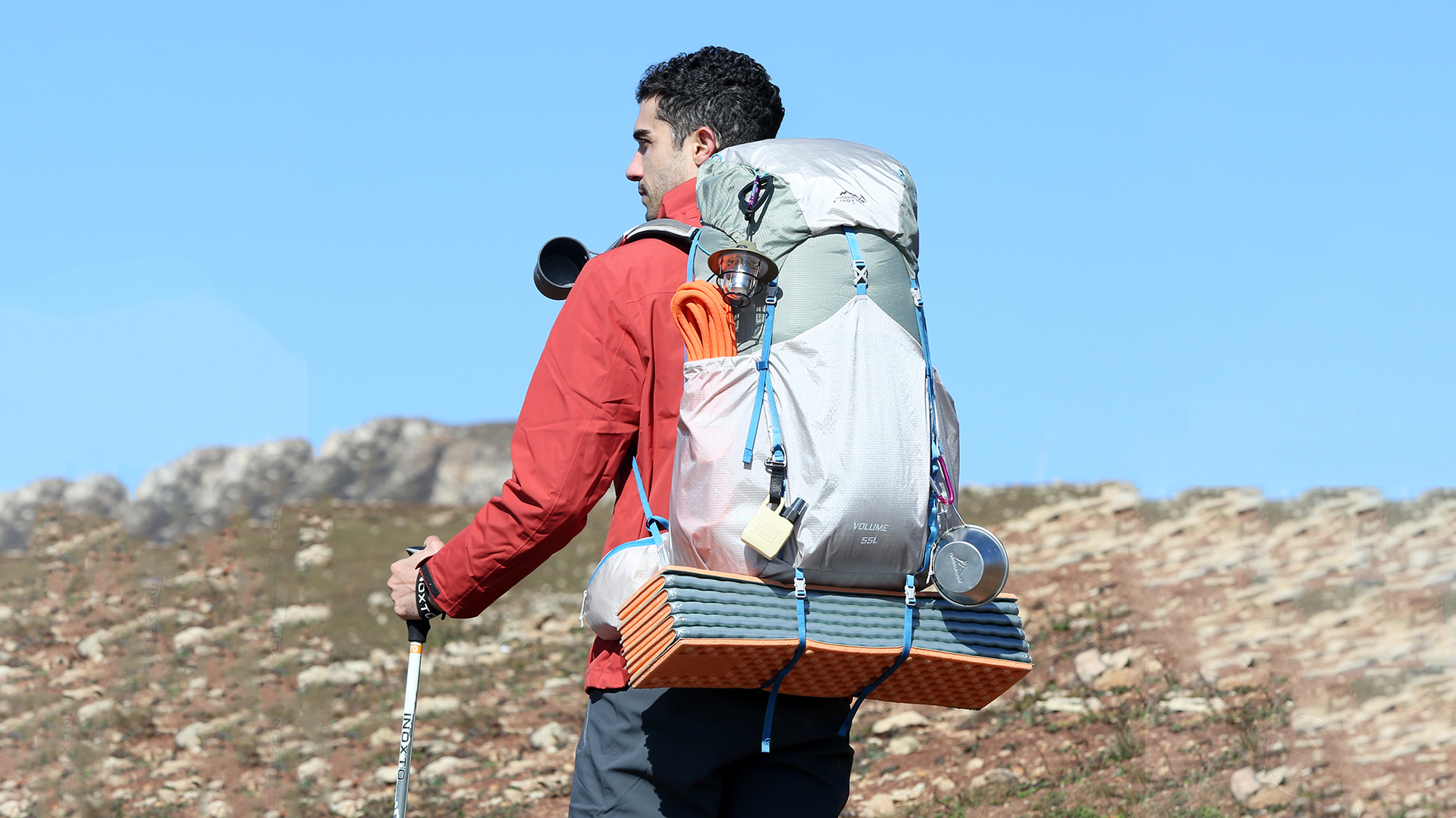 Amazon.com : IX INOXTO 55L Internal Frame Waterproof Hiking