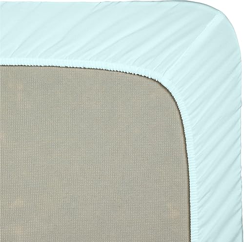 Miniatura 3 de Clara Clark  Supreme 1500 Collection - Juego de sábanas de 4 piezas, tamaño Queen, color azul claro y aguamarina