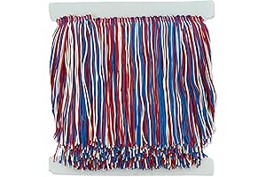 6" Multicolor Fringe That's Perfect for the 4th