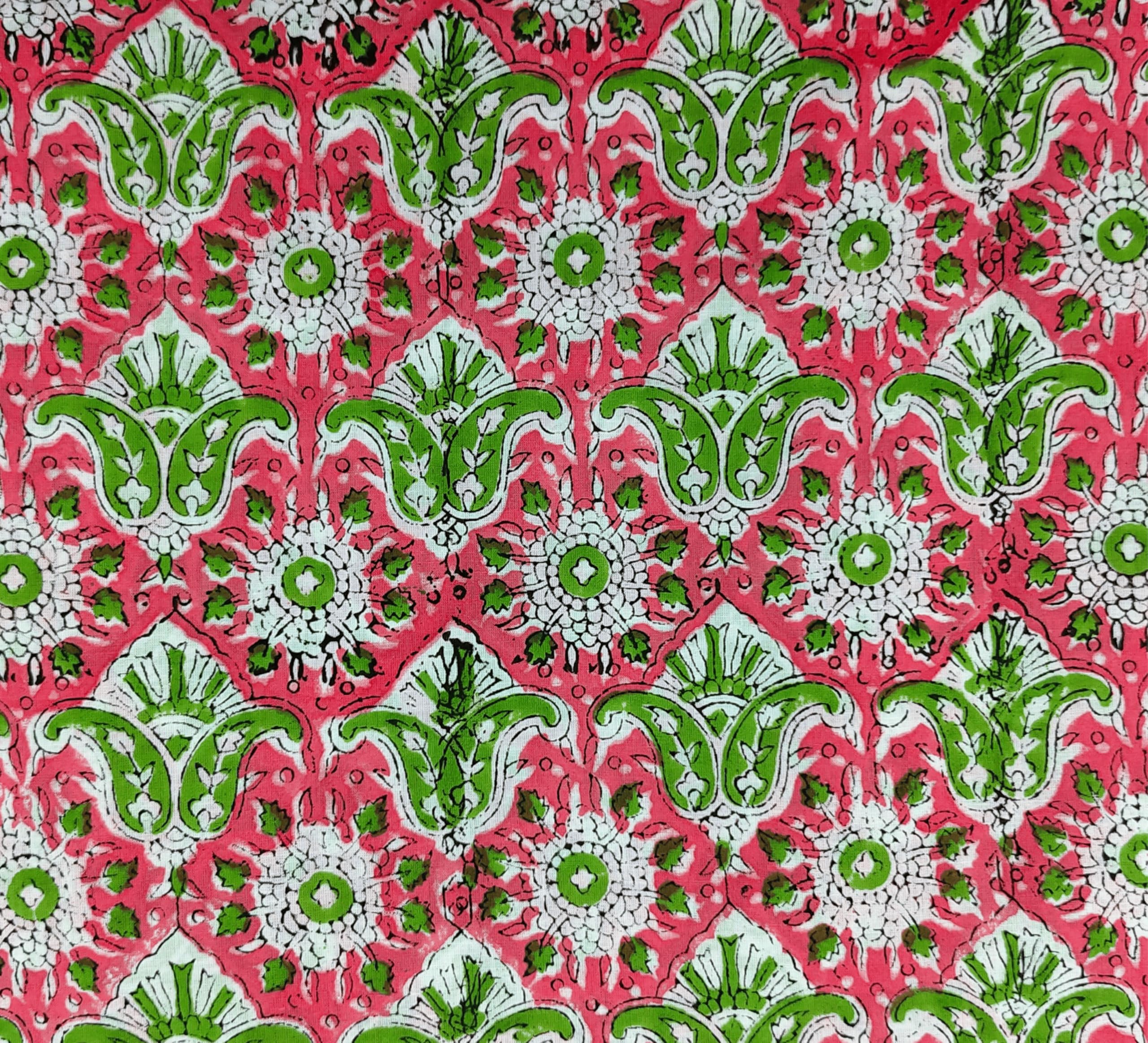 Tela 100% algodón por yarda, tela estampada a mano para coser RB-153