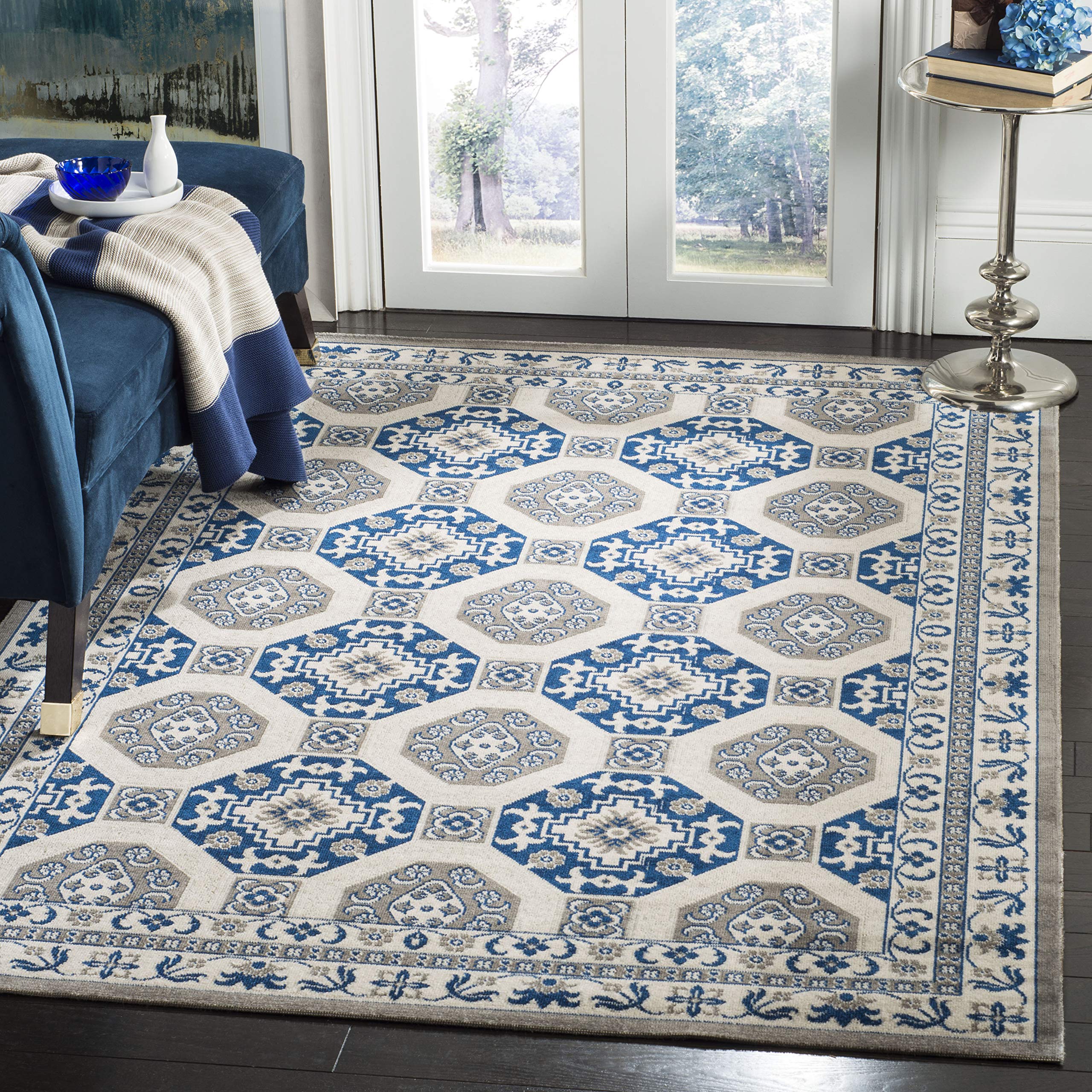 Everlee Geometric Cotton Hand Woven Area Rug