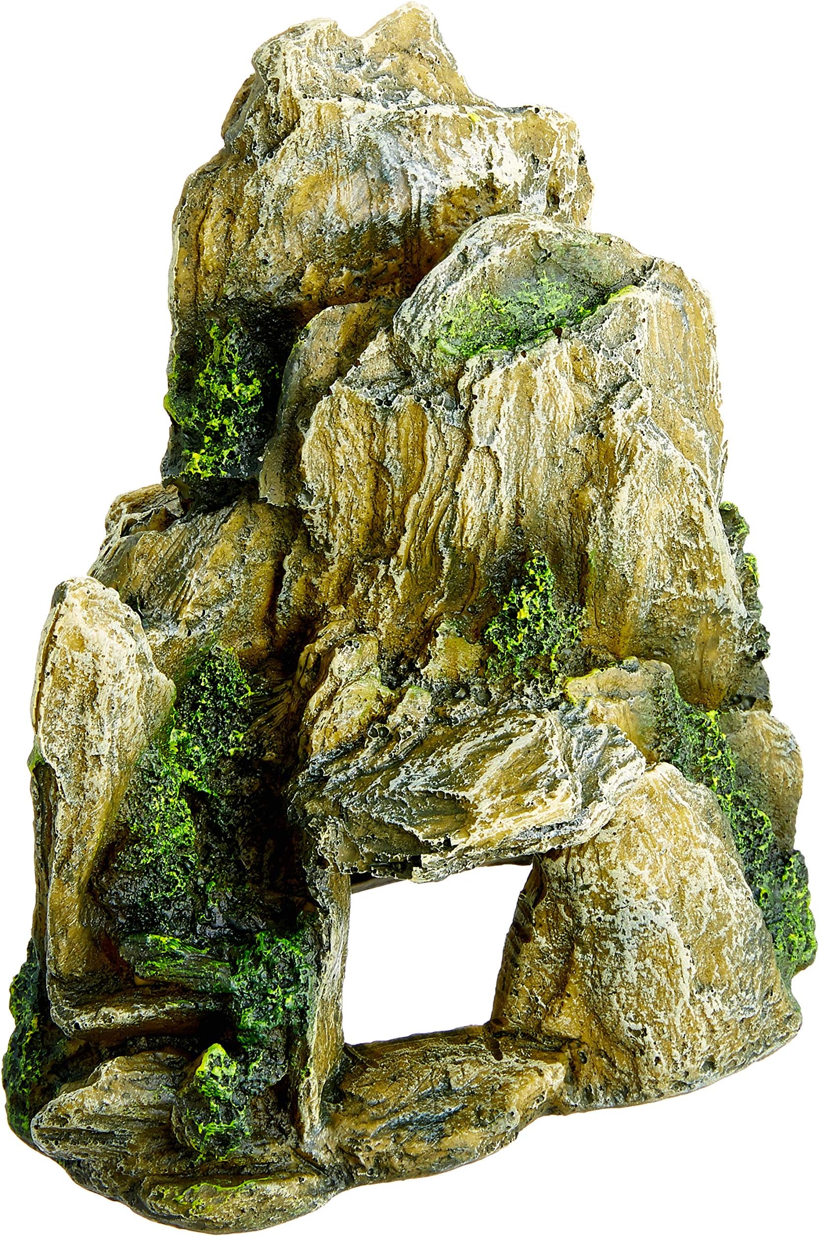 Aqua Della Stone Decoration Rock, 19cm, Moss