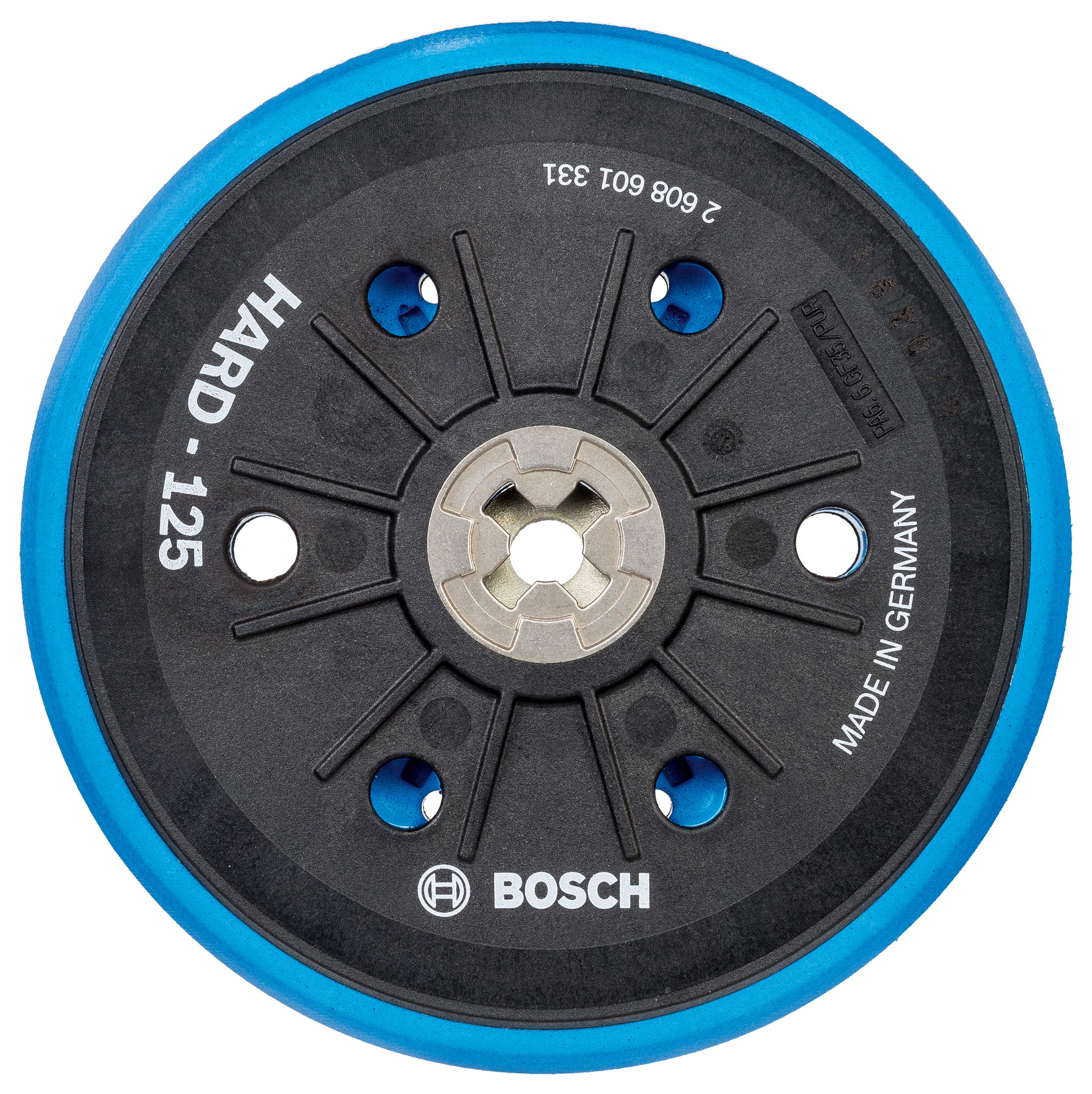 Bosch Professional Multi-Loch Schleifteller (Ã˜ 125 Mm, Medium, Klett, Zubehör Exzenterschleifer)