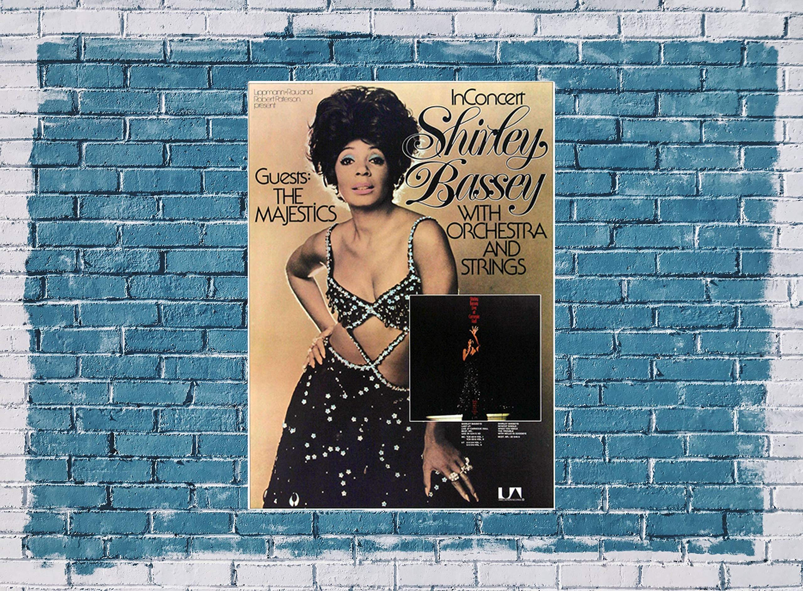 Shirley Bassey - Something Else, 1971 » Konzertplakat/Premium Poster | Live Konzert Veranstaltung | DIN A1 «