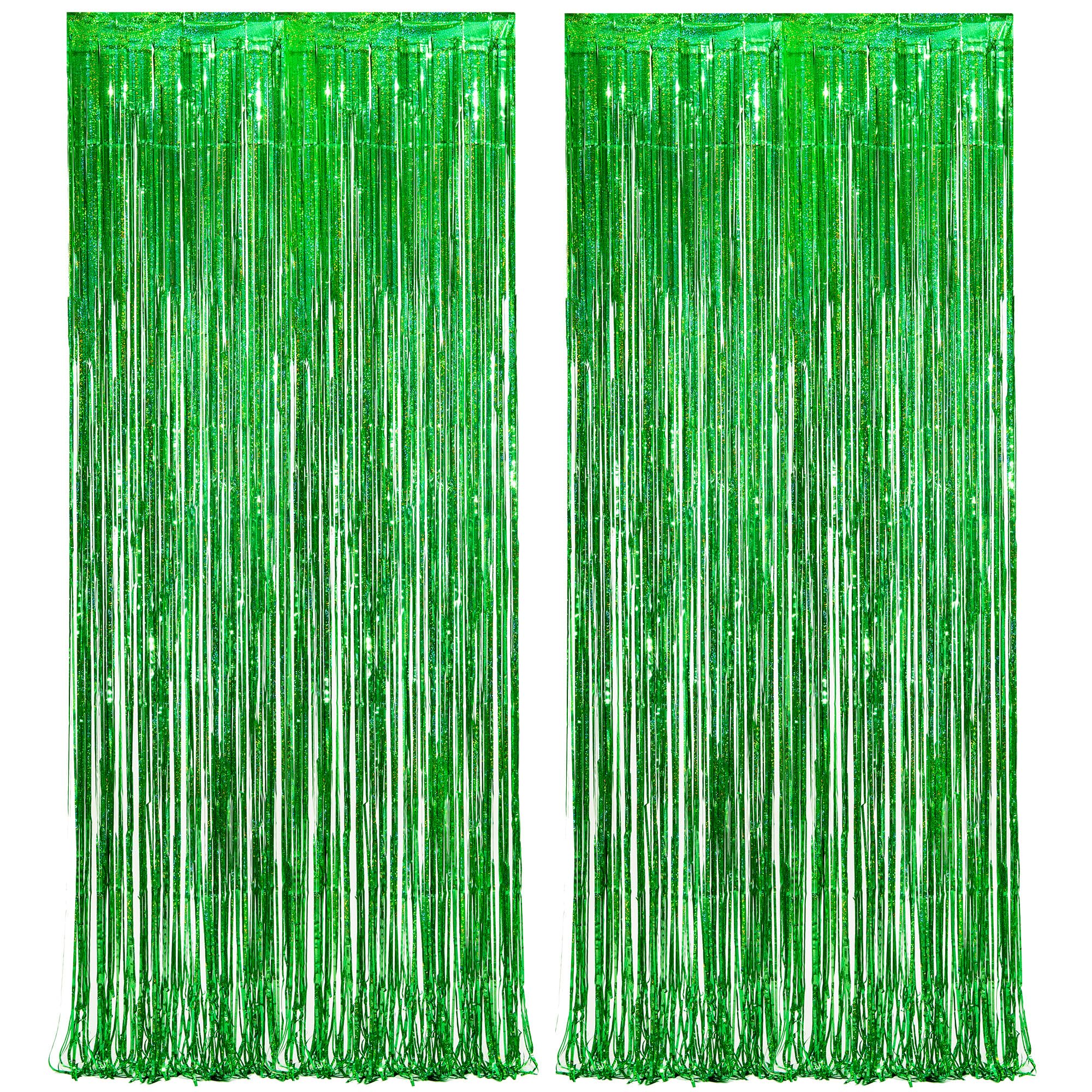Pastel Pink Foil Fringe Streamers - Party Backdrop -9 Pastel Pink Foil Fringe Streamers - Party Backdrop -9