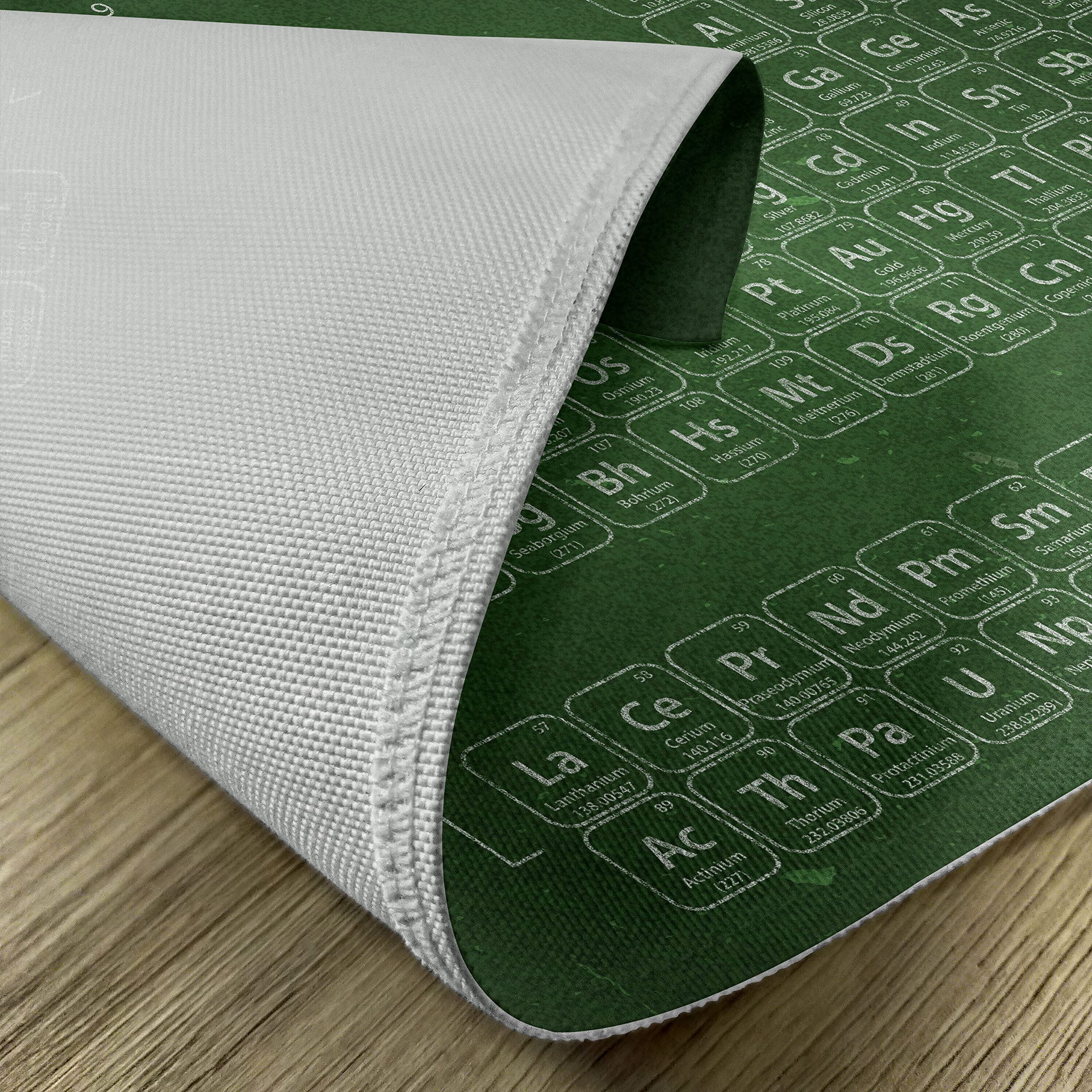 Set 4 Tovagliette Americane ABAKUHAUS - Tema Scienziato Con Provette, In Tessuto Lavabile, Impermeabili, 45x30 Cm