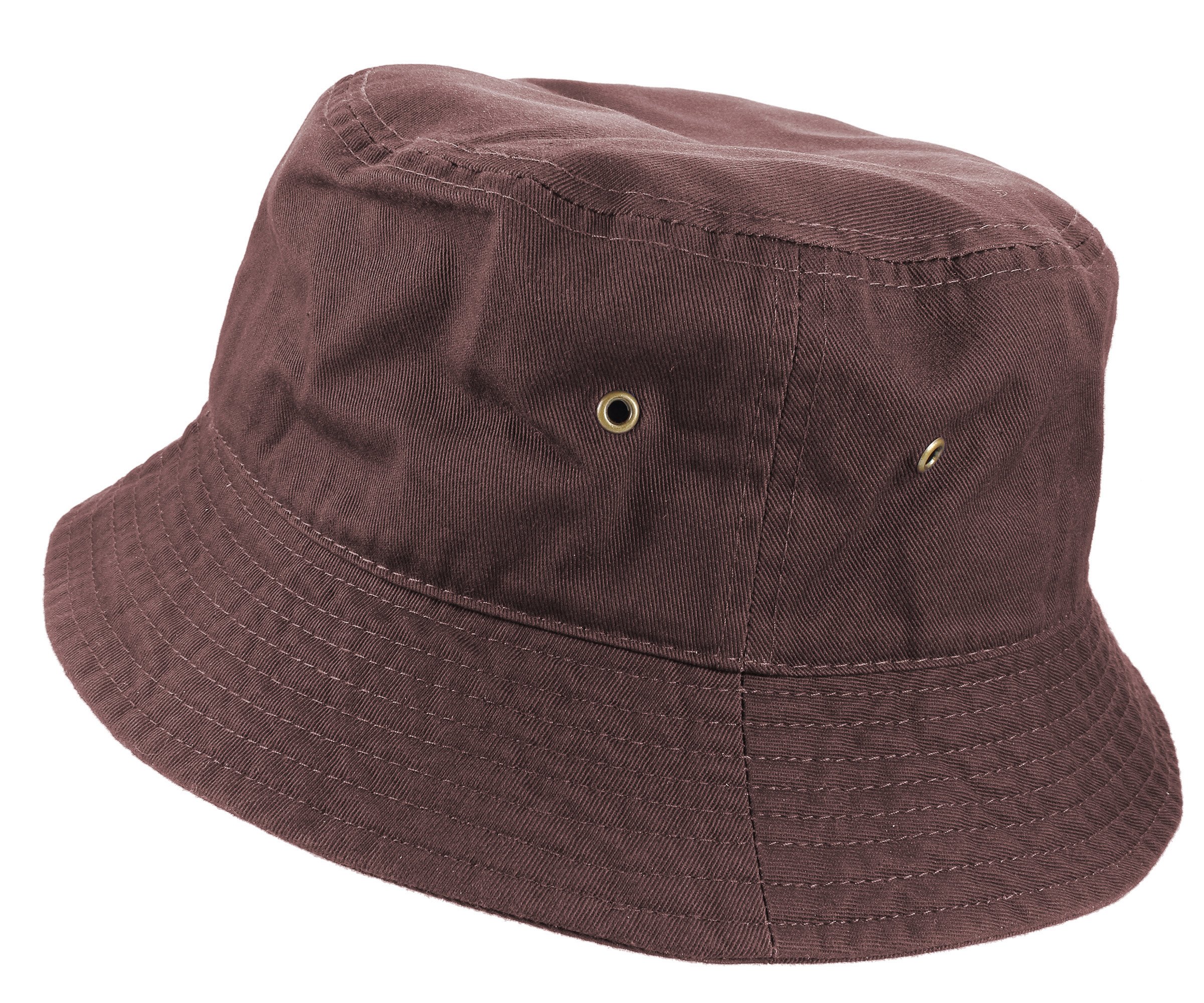 100% Cotton Packable Fishing Hunting Summer Travel Bucket Cap Hat